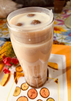 A picture of Cocoa Boba Tea (Bubble tea).