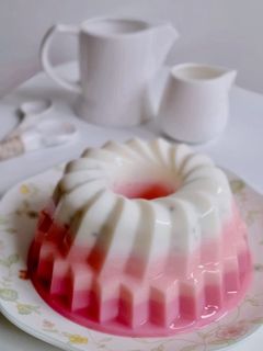 Foto resep Pudding Strawberry
