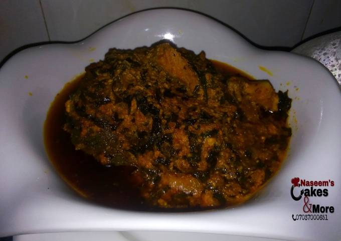Simple Way to Make Speedy Ugu soup with egusi
