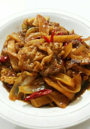 Foto resep Bistik Sapi Ala My Mom^^ Simple Ingredients + Foto Step