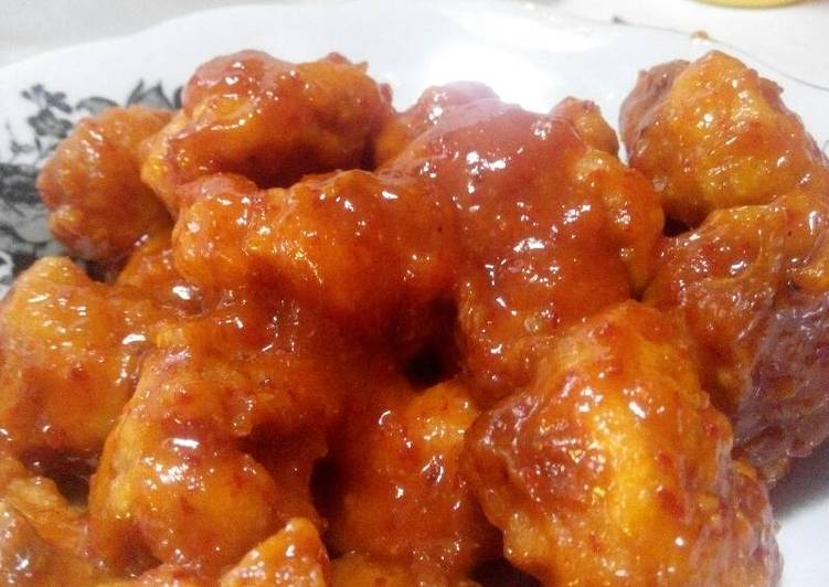 Spicy Chiken rumahan (murah mudah) dengan gambar