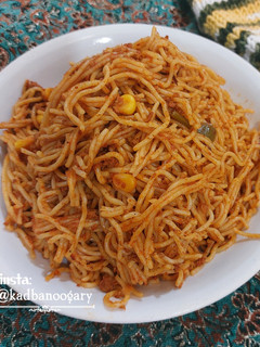 عکسی از دستور ماکارونی با دل مرغ 🍝