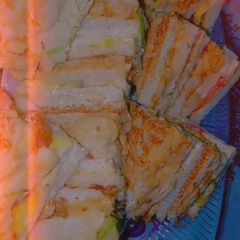 A picture of Grill Tikka sandwhich.