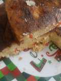 Torta de cebolla, queso costeño y pollo