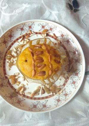 A picture of Suji Ka Halwa.