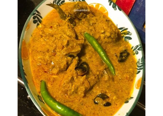 Recipe of Award-winning Doi-Shorshe Murgi/Chicken Besoro/Mustard Chicken