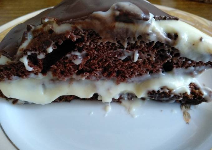 Шоколадный бисквит на кипятке (влажный) - покроковий рецепт з фото. Автор  рецепта Светлана Трагира 🌳 . - Cookpad