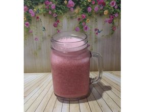 Foto resep Diet Juice Pomegranate (Delima) Orange Strawberry Jicama (Bengkoang)