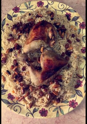 صورة لوصفة الرز البخاري