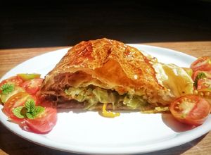 Foto de Folhado de Farinheira e legumes