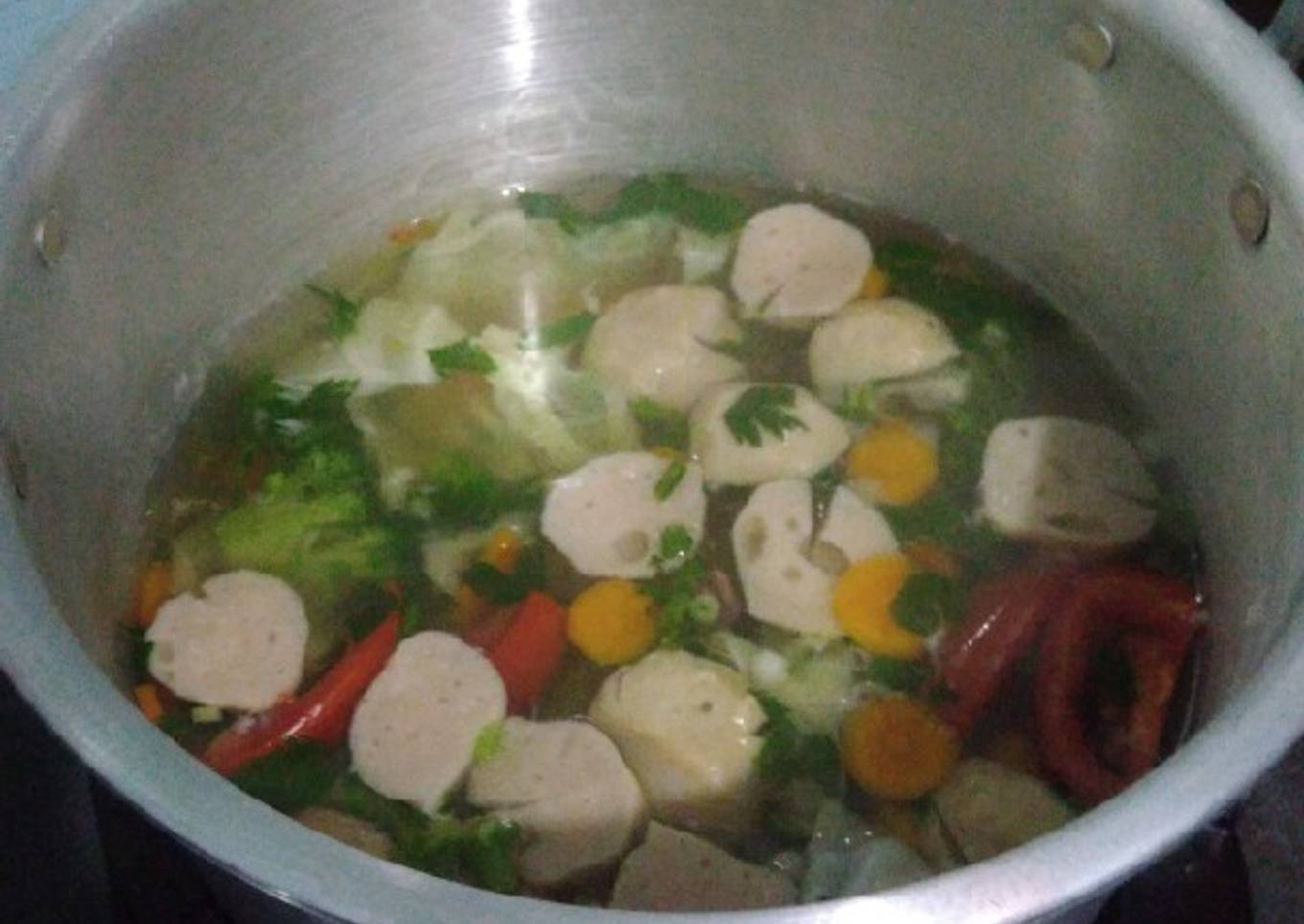 Sup Bakso Ayam fast & easy making