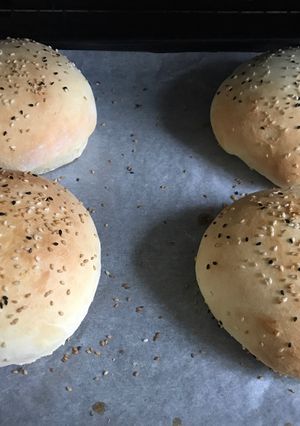 Une photo de Pain à hamburger