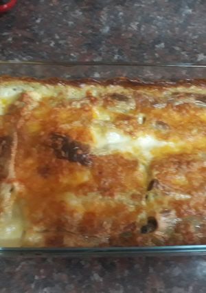 Una foto de Canelones de espinacas y salmón con bechamel de cebolleta 😋