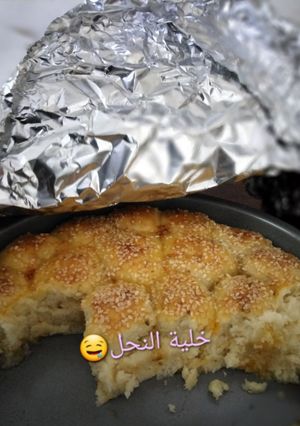 صورة لوصفة خلية نحل بعجينة العشر دقائق