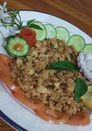 A picture of Fried cauliflower.