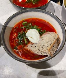 vegetarian borscht