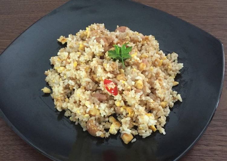 Cara termudah untuk Campuran saat makan malamNasi Goreng Gurih Simple