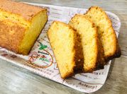 A picture of orange pound cake