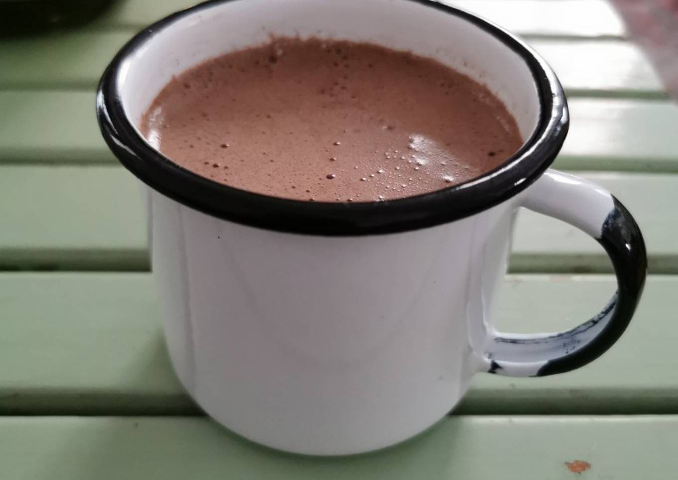 Chocolate caliente almendrado