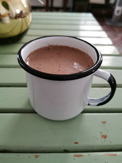 Una foto de Chocolate caliente almendrado