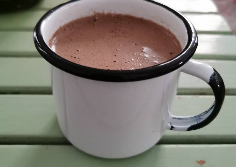 Chocolate caliente almendrado