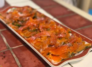Une photo de Gravlax de truite