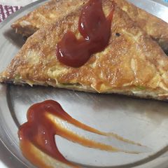Bread omelette toast A picture of Bread omelette toast.