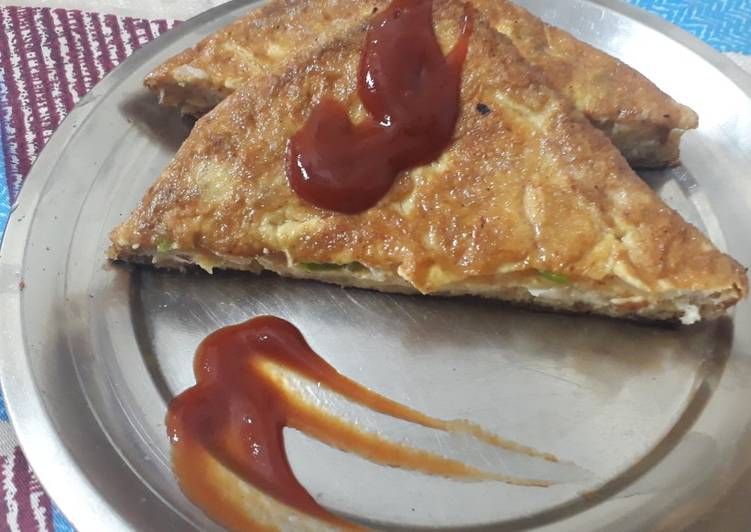 Easiest Way to Prepare Super Quick Homemade Bread omelette toast