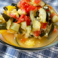 Zucchini with Bell Peppers A picture of Zucchini with Bell Peppers.
