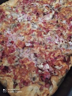 Φωτογραφία της συνταγής Πίτσα αλά καρμπονάρα