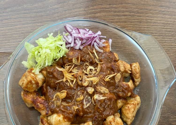 Recipe of Homemade Grill Chicken with Peanut Sauce