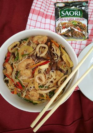 Foto resep Japchae Korean Seafood