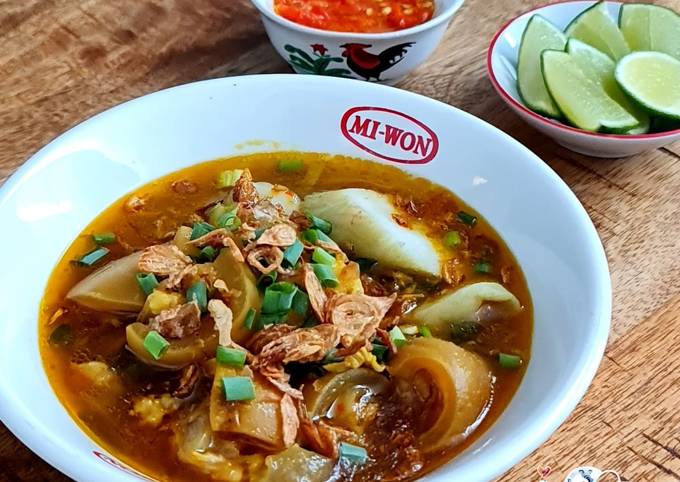 Resep Lontong Kikil Surabaya Oleh Lin_Fangfei - Cookpad