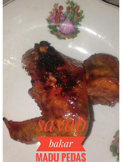 Foto resep Sayap ayam bakar madu pedas