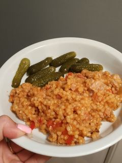 Tarhonyás hús recept fotója