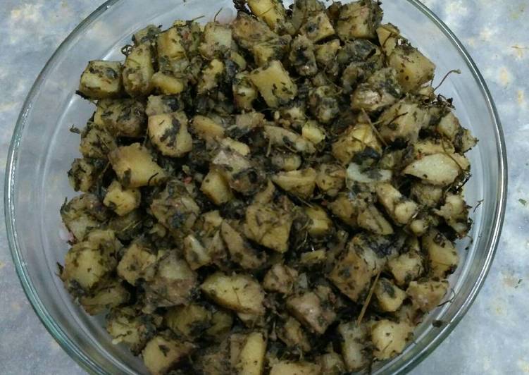 Easiest Way to Make Perfect Aalu methi