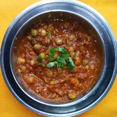 A picture of Fresh pigeon peas subji (tuvar dana).