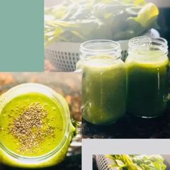 A picture of Banana Spinach Smoothie.