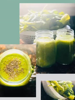 A picture of Banana Spinach Smoothie.