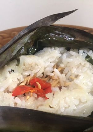 Foto resep [193] Nasi Bakar Teri Medan