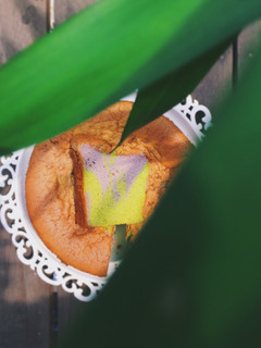 Foto resep Taro pandan suji chiffon cake