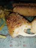 Cilindros de pollo con queso