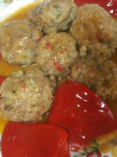 Una foto de Albóndigas en salsa de ostras