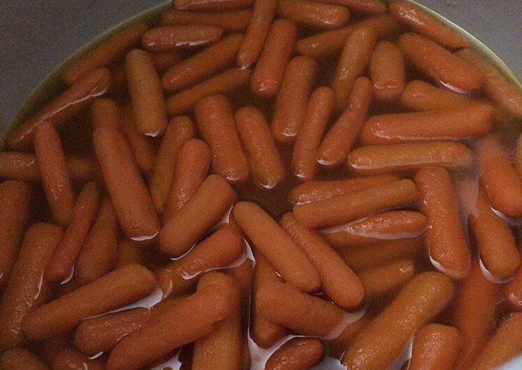 Steps to Prepare Ultimate Sweet glazed carrots