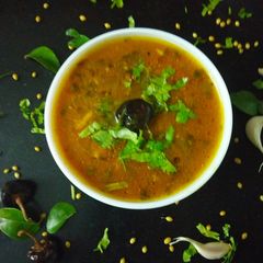 A picture of Tomato rasam.