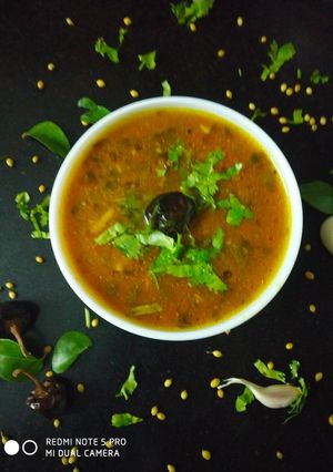 A picture of Tomato rasam.