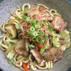 A picture of Yakiudon.