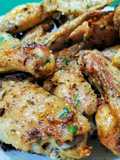 Garlic Chicken Wings in Air Fryer