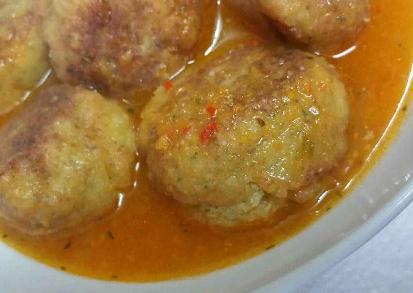 Albóndigas de bacalao