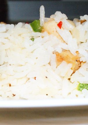 Una foto de Arroz frito "estilo" oriental